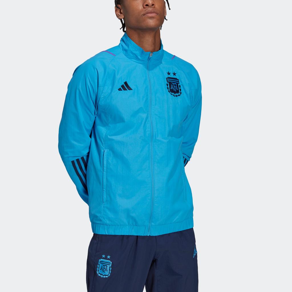 adidas Argentina Jackets Men's Blue Stand Collar Moderate Other HF3933