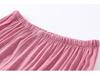 Women's Summer Cotton Linen Short-Sleeved Two-Piece Set: Grandma Mom Pajama Top and Pants.