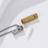 Mindfulness Breathing Necklace Stop Smoking Aids Fidget Round Mouth Anti Vaping Necklace for Natural Calm & Stress Relief