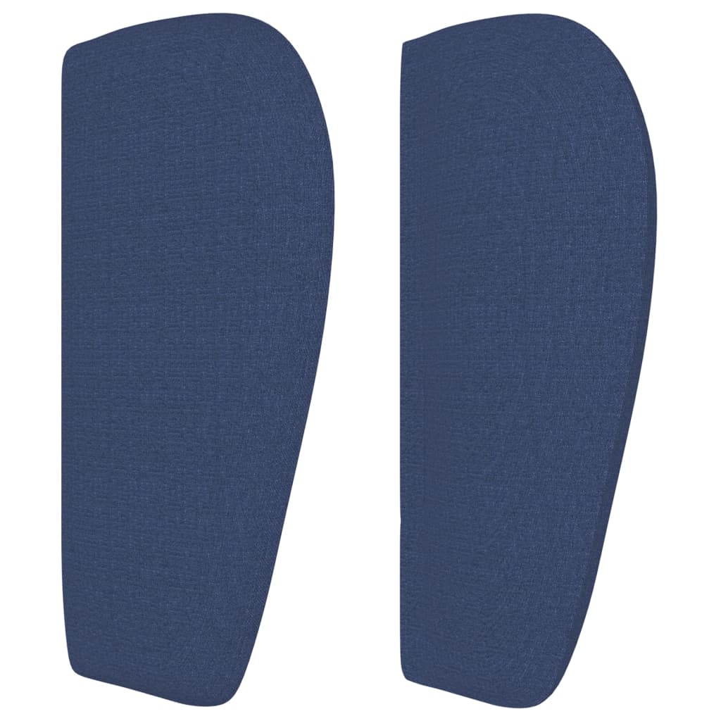 Vidaxl Wingback Headboard, Blue, 183X23X78/88 Cm, Fabric