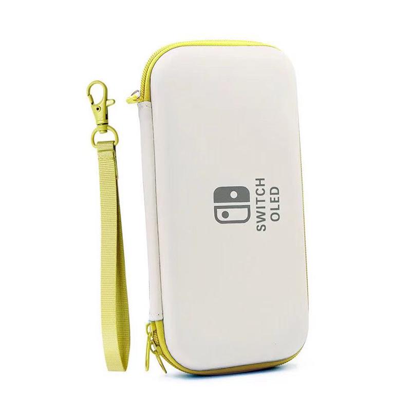 Kühle Aufbewahrungstasche für Nintendo Switch OLED Handschlaufe Schutzhülle für Reisen mit Kartenschlitzen NS Handtasche Nicht-Offiziell