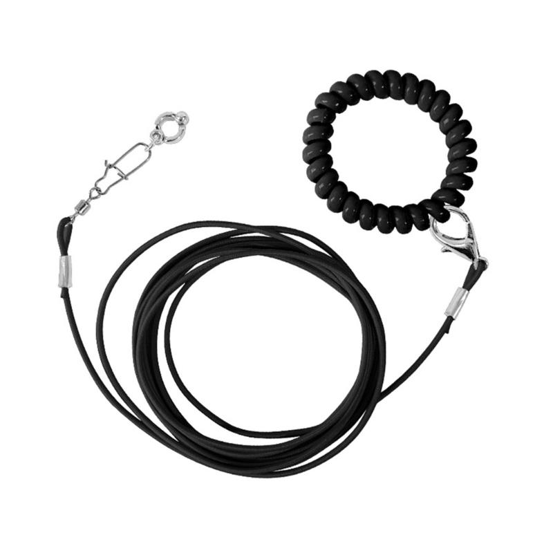 

Birds Foot Chain Light Parrots Rope Birds Training Toy Flying Bites Resistant for Outdoor Use чорний