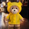 POP MART Ted2 Teddy Bear Action Plush Pendant Series Pop Mart Gachapon Blind Box Figure Plastic Model Premium Toy PVC Soft Vinyl Original Character
