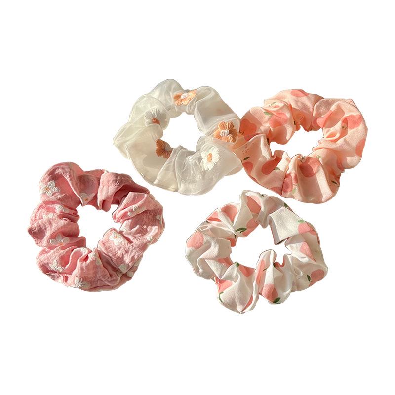 Elastico per Capelli da Donna Stile Coreano di Alta Gamma - Elastico a Forma di Intestino per un Look Semplice ed Elegante