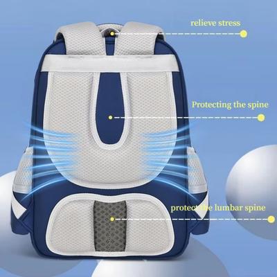 New Primary Students Schoolbags British Kids Backpack Boys Girls Large Capacity Book Bag Waterproof Light Durable Rucksack