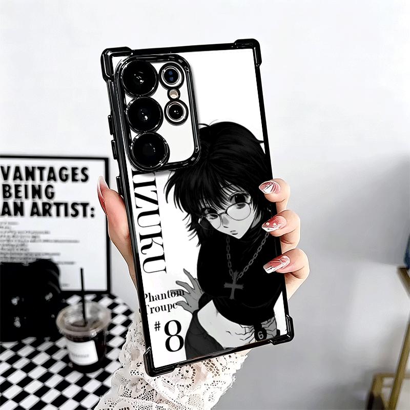 Hunter X-Hunters Shizuku Plating Phone Case For Samsung Galaxy S24 S25 FE S26 Edge S23 Ultra S22 S21 Plus S20 Anti-Fall Airabag