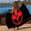 Arasaka Corporation Logo Cartoon Big Microfiber Beach Towels Dry Towel Sand Beach Towels Pool Towel for Travel Swim Pool Yoga