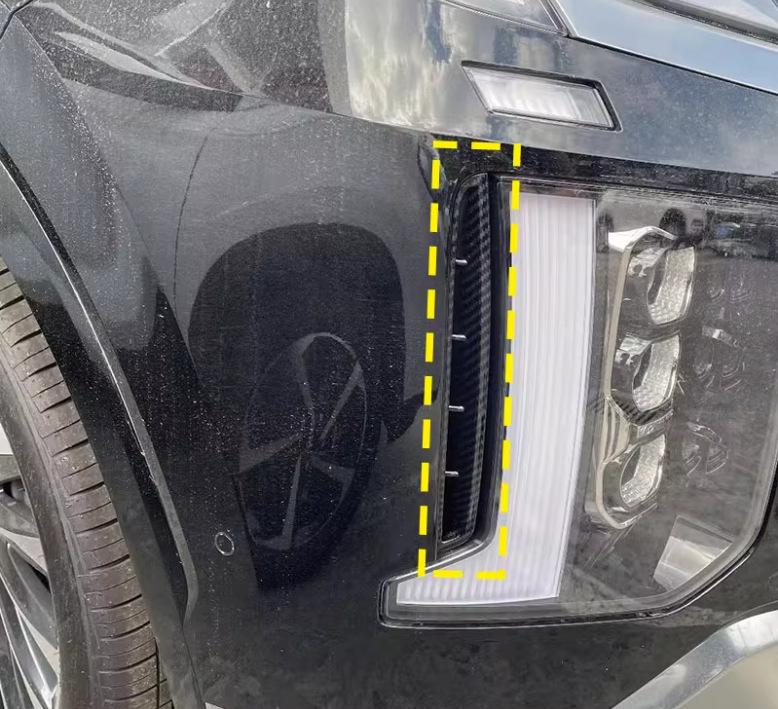 Fits 22 Hyundai Palisade Models: Hood Trim Strips, Wind Deflector, Mirror, Fuel Cap