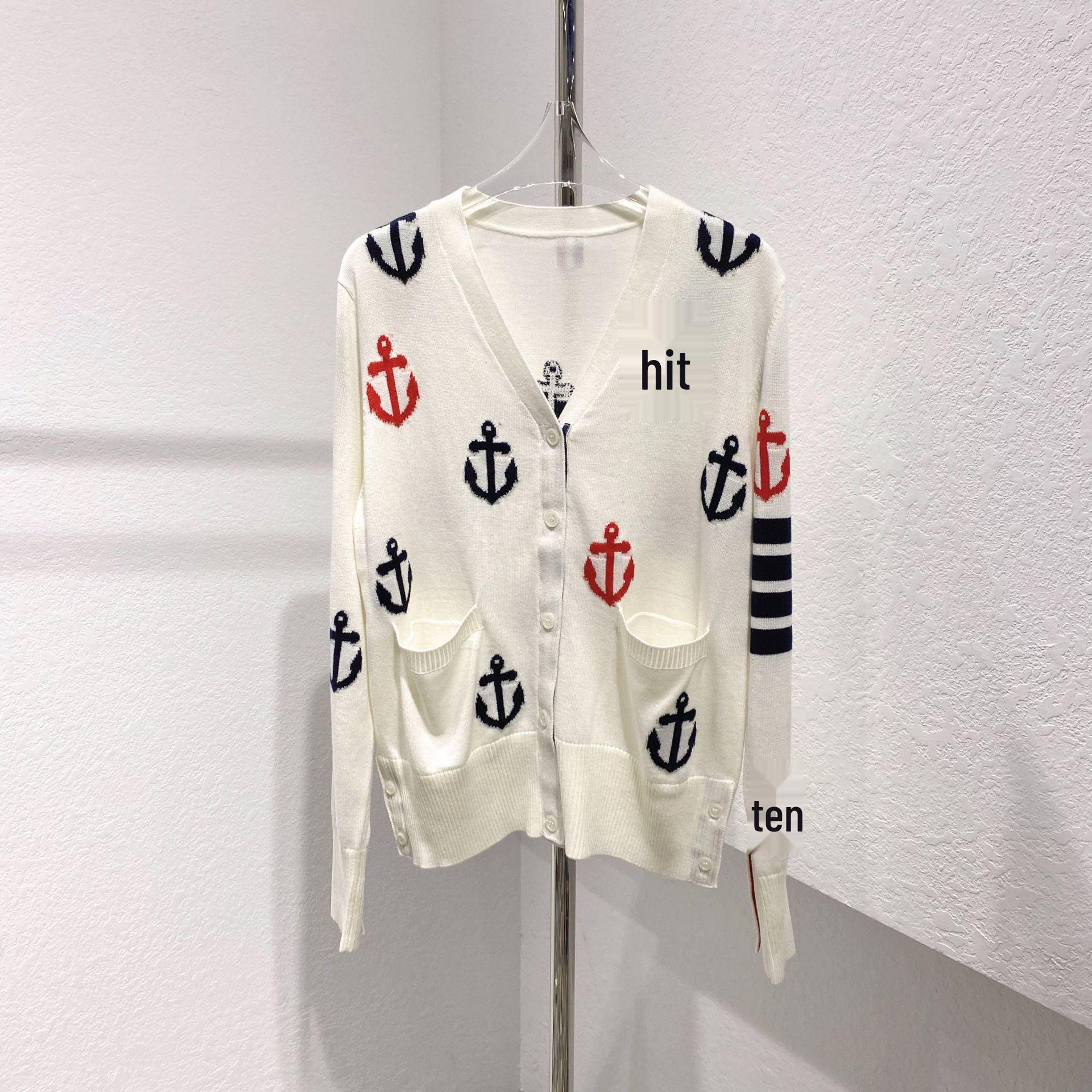 

THOM BRASSY 3038 Кардиган с якорем Medium