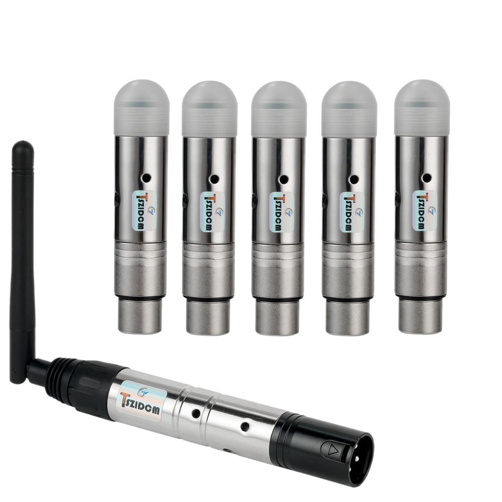 Wireless DMX 512 System 2.4G Wireless Female Receivers/Male Transmitter LED DMX512 DMX Dfi DJ Lighting dmx controller