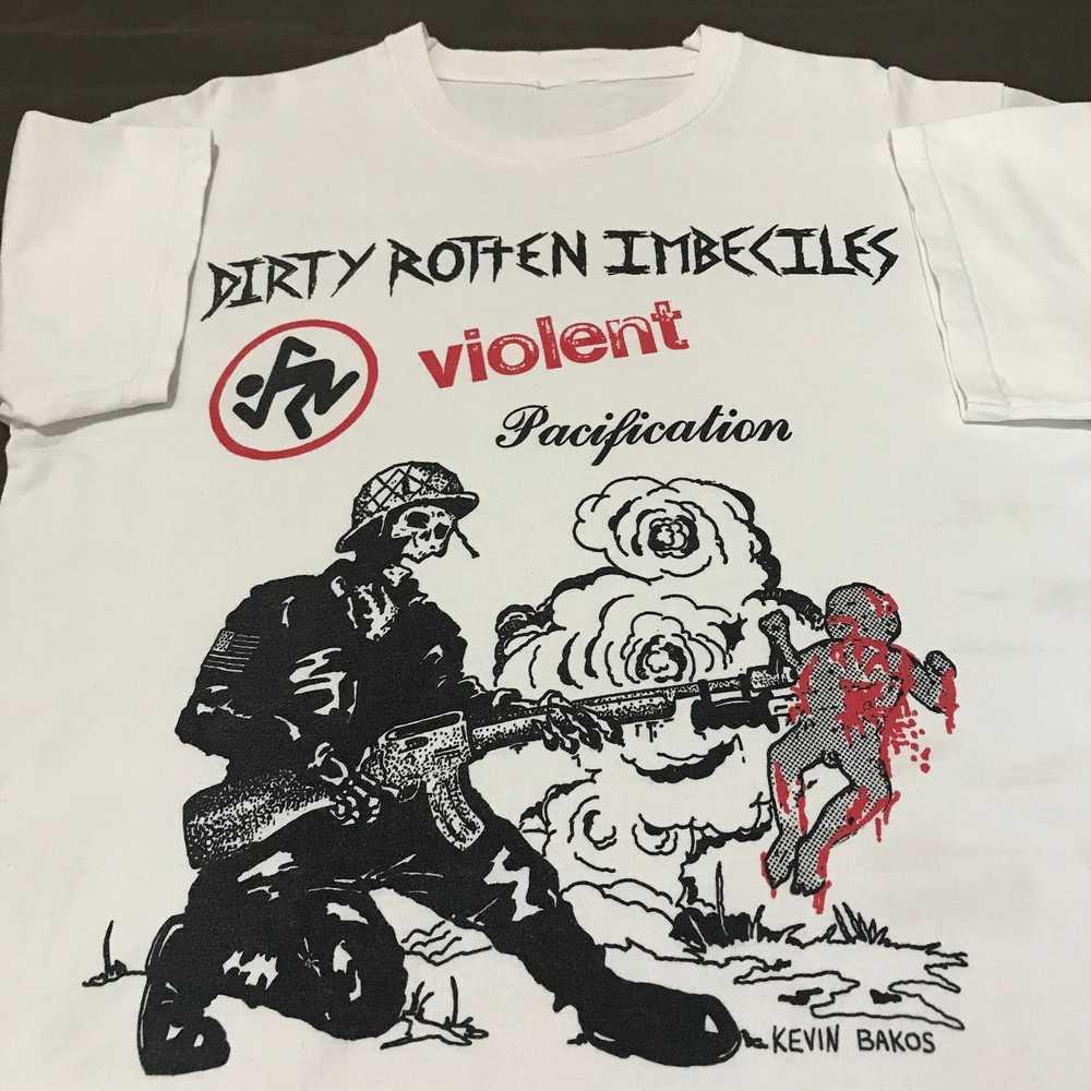 New Popular D.R.I. Band White T-Shirt Cotton Full Size S-5XL Unisex T-Shirt M