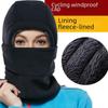 Winter Outdoor Fleece Ski Hat: Thick, Warm, Windproof Headgear with Face and Neck Protection for Cycling and Sports