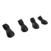 4pcs Silicone Pet Dog Cute Wat proof Boots Antislip  ive Rain Shoes(M Blue)