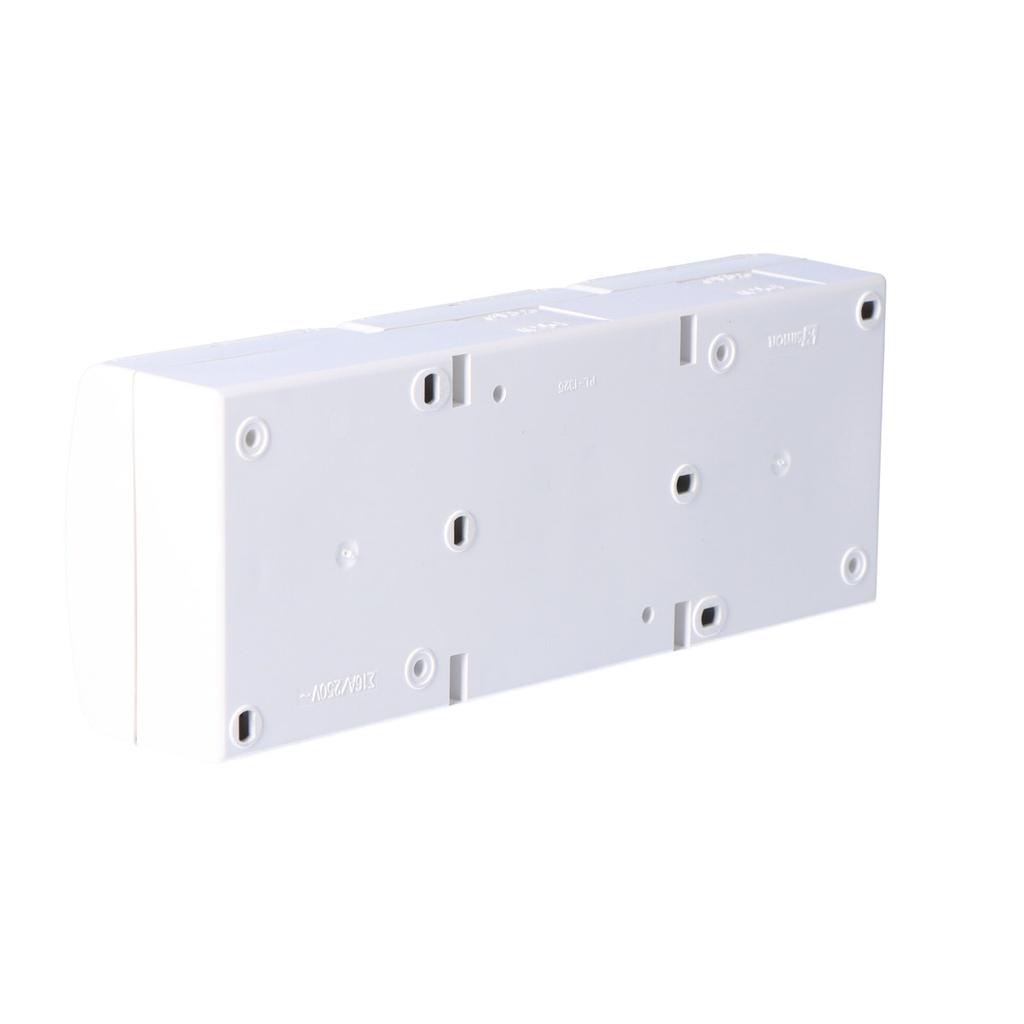Socket with Grounding 3-fold N/t IP54 AQGZ1-3/11 Aquarius White