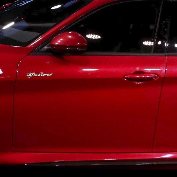 Car Stickers Metal Personality Side Micro Chapter Body Stickers Car Rear Stickers For Alfa Romeo 155 159 MYTH Juliana GT 147
