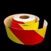 5cm/10cm/15cm/20cm*5M Fluorescent-Yellow-Red Reflective Car Sticker Right Twill Honeycomb PVC Reflector Material Waterproof Tape