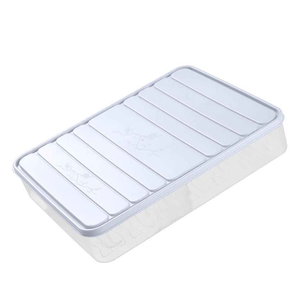 Refrigerator Food Storage Container Airtight Dumplings Tray Vegetable Case Holder Refrigerator Storage Bin