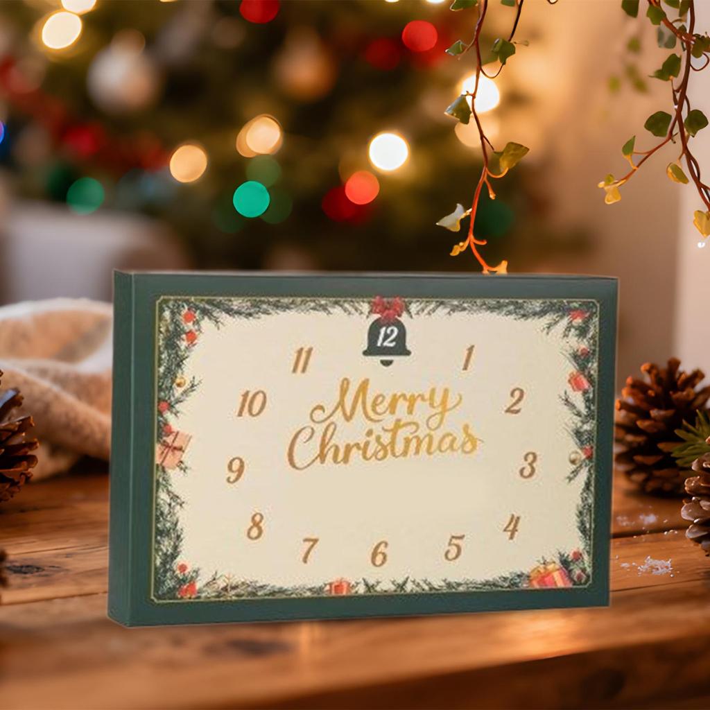 2026 Christmas Calendar 2d Acrylic Holiday Party Favor Decorations 24 Days Positive Animals Christmas Countdown Calendar