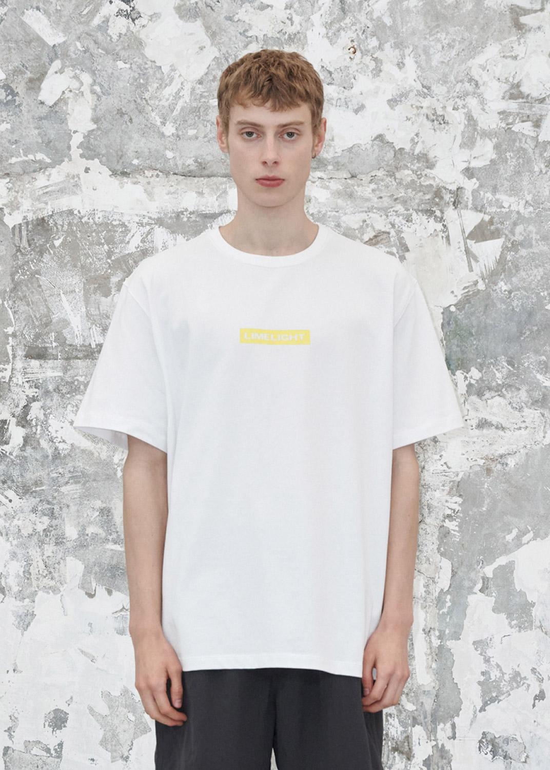 Limelight Apparel Box Logo T-Shirt (White/Limelight) White/Xl