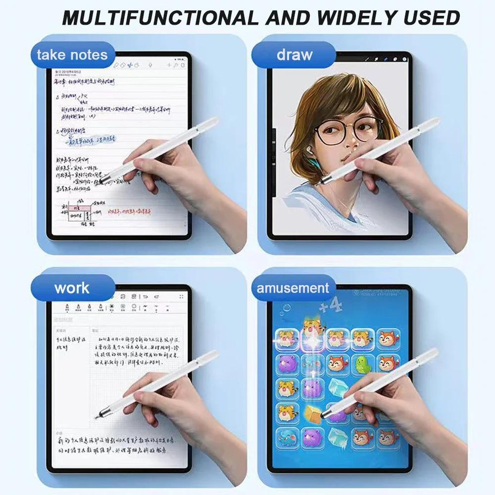 Multi Device 3 in 1 Stylus Pen For iPad Xiaomi Tablet Smart Phone Apple Pencil iOS Android Touch Pen Drawing Capacitive Pencil