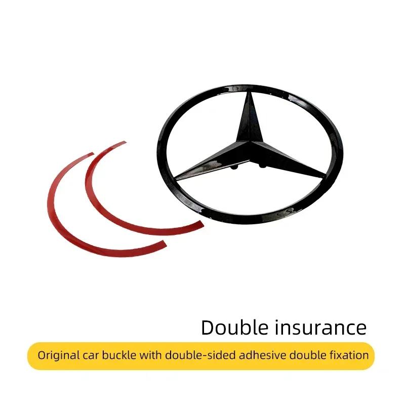 EVW5   For AMG Benz 3D ABS silver/Black car rear Tail Trunk emblem badge sticker Decals For Mercedes Benz W177 19-21 Year A-Class model