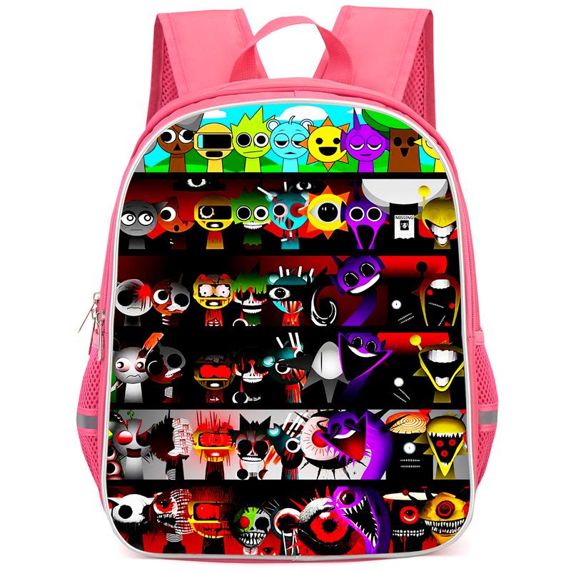Rhythm Box Sprunki Hra Anime Batoh Studentský Školní Taška Počítačová Taška