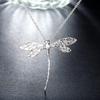 Charms   Copper Dragonfly Pendants Necklaces Chains For Women Lady Party Gift Fashion Jewelry Gifts