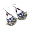 Versatile Retro Ethnic Multi-Element Earrings: Seed Beads, Wood & Oil-Rubbed, Triangle & Fan Shapes, Metal Ball Accessories