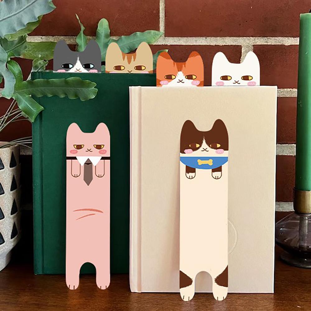 30 Sheets Vintage Style Cat Bookmark Collection Artistic Hand-drawn Illustration for Diary Planners Paper Bookmark Gift Idea