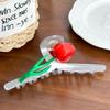 Elegante Pinza per Capelli a Forma di Tulipano Grande in Acetato per Acconciature Eleganti e Look alla Moda