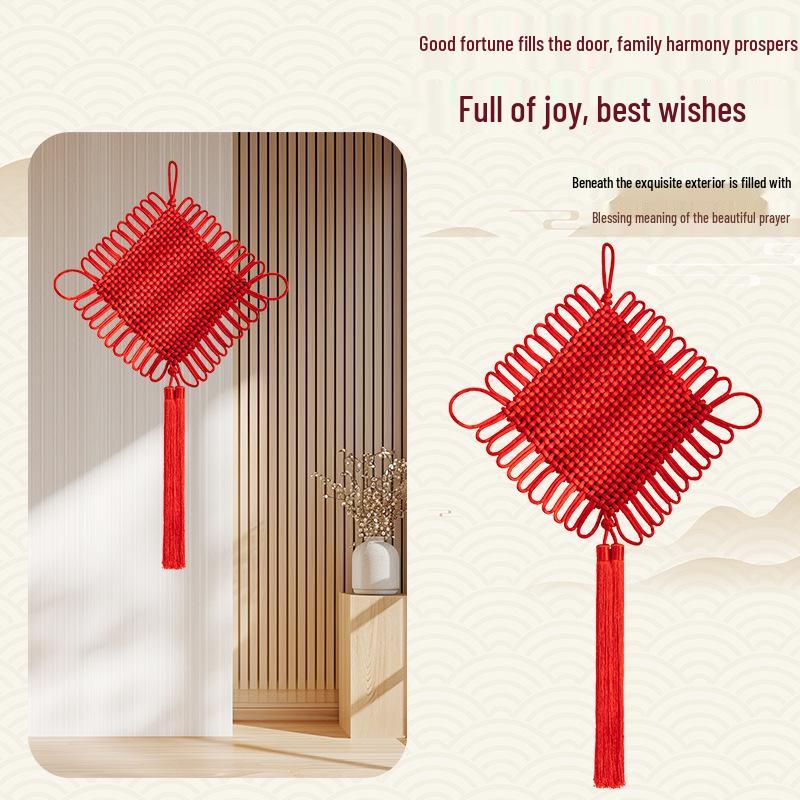Chinese Knot Wall Decor for Living Room - Perfect for Spring Festival, New Year, Weddings, and Housewarming Gifts
