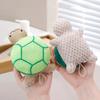 1pc Double-sided Turtle Bath Sponge Ball Cute Reusable Exfoliating Body Scrubber Portable Shower Deep Cleansing Bathing Tool HOT