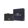 Coach Skinny 11 Logo Leather Card Holder Key Pouch Mini Women Accessories Black 88250-IMBLK