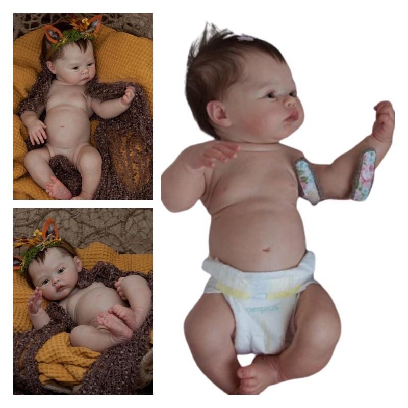 Npk 49cm Realistyczna Lalka Z Widocznymi Żyłkami Ręcznie Robiona Skóra 3D