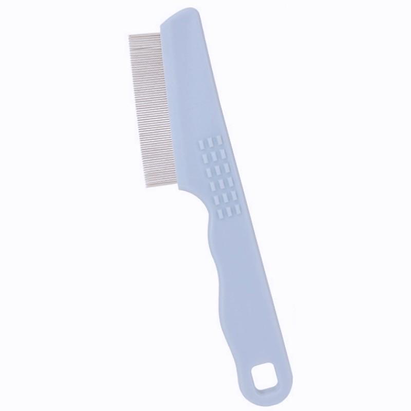 Dog Comb Dense Tooth Dogs Brush Double-row Flea Combs for Dogs Hair Cleaning Dog Grooming Pet Hair Remover Massage Cat Brush