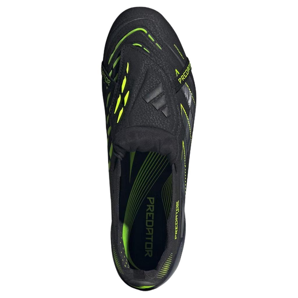New Adidas PREDATOR ELITE FG Firm Ground Abrasion Resistant Soccer Shoes Unisex Black JI1096