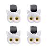 1/2/4Pcs Car Seat Hook Cartoon Cat Shape Strong Load-bearing Simple Installation Purse Bag Hanger Stora… More