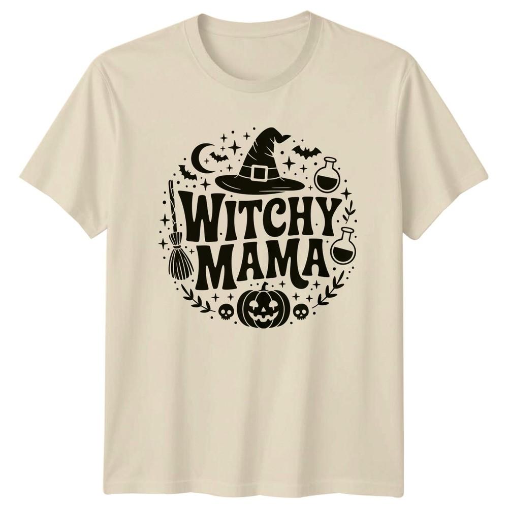 Witchy Mama Halloween Holidays Unisexs TShirt Unisexs Graphic Tee