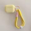 Milk yellow silicone earphone cover for Apple AirPods 1 /1 generation personalized protective cover PRO1/PRO1 anti-drop