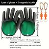 One-Hand Magnet Fishing Gloves - Quick-Dry Anti-Slip Grip for Ocean, Lake & River Fishing, Heavy-Duty & Secure