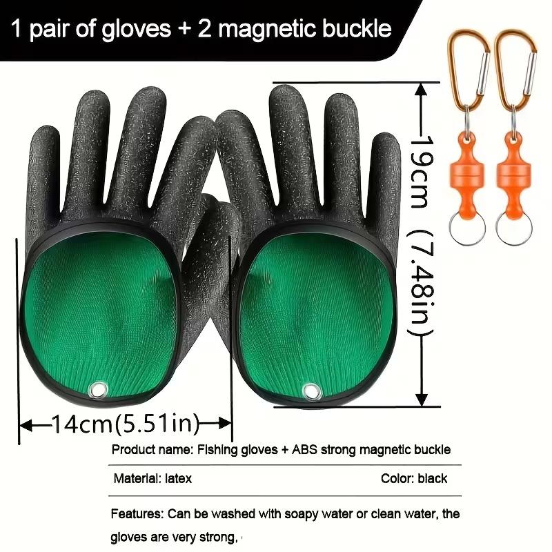 One-Hand Magnet Fishing Gloves - Quick-Dry Anti-Slip Grip for Ocean, Lake & River Fishing, Heavy-Duty & Secure