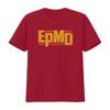 Unisex Epmd Verweerd Klassiek Logo Slim Fit T-shirt Medium Zwart Vintage Mode Licht Rekbaar Designer Kleding