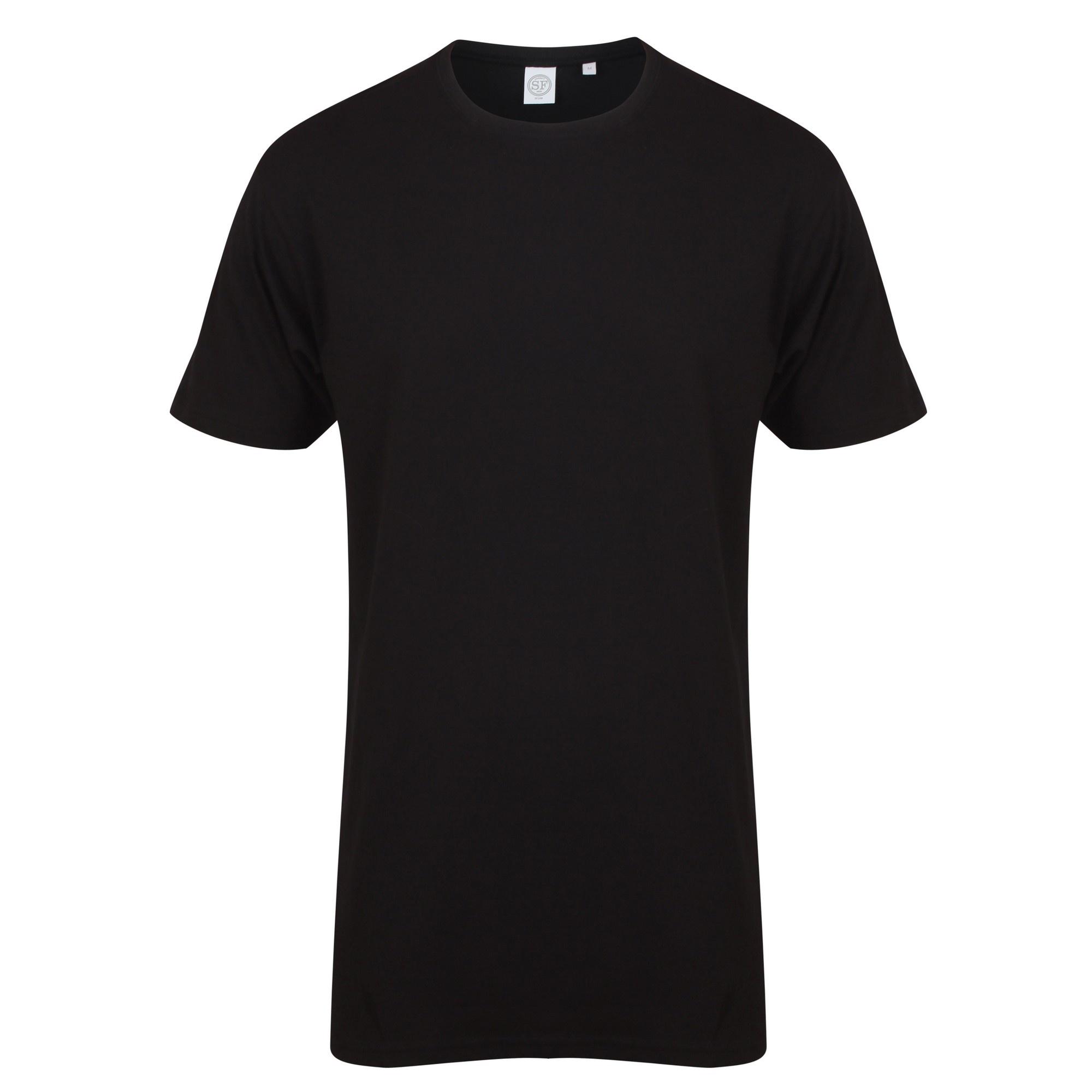Skinni Fit Skinnifit heren T-shirt met lange zoom en gedimde zoom S