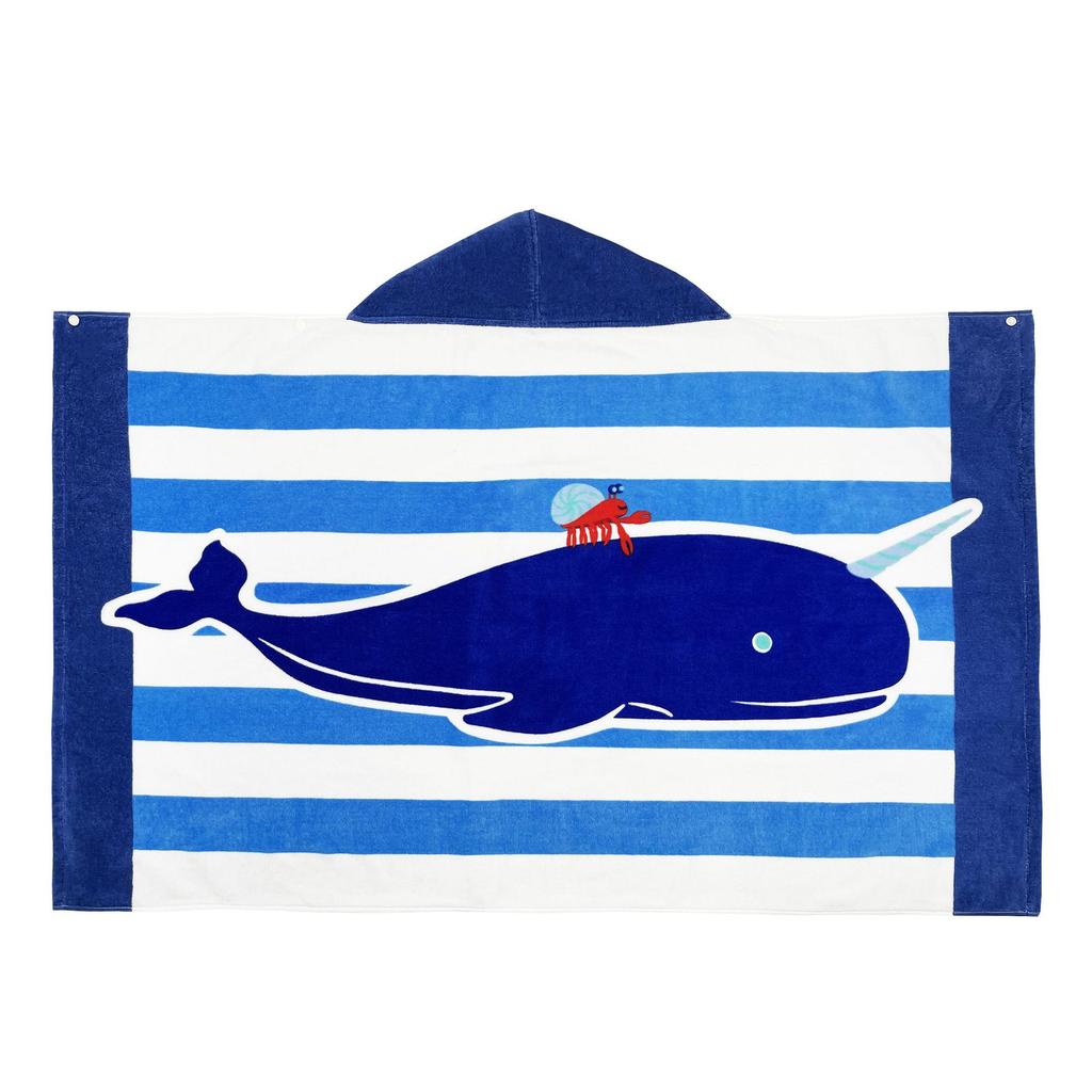 Beach Towel Style Water Absorption Thickened Children Can Wear Cotton Hooded Bath Towel Extended Cape