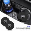 Suede Car Coaster Anti-slip Water Cup Heat Insulation Mat for New Bentley Flying Hurtling Spur Continental GT Bentayga Mulsanne