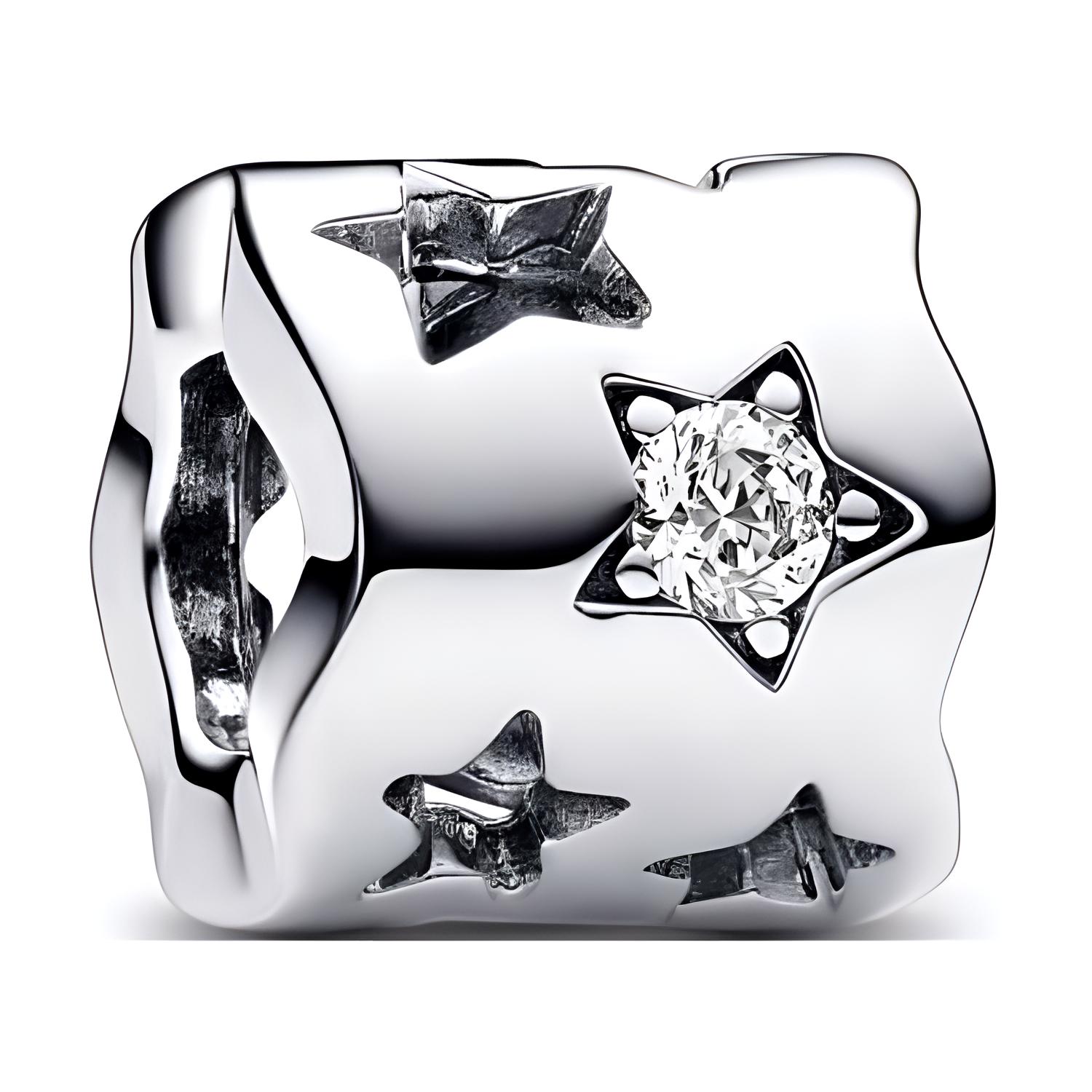 Pandora Star Shaped 925 Silver Pendant Women pendants 792827C01 F,Silver