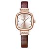 POEDAGAR Fashion Square Ladies Wristwatch Waterproof Leather Luxury Diamond Quartz Woman Watch Elegant Casual Watches
