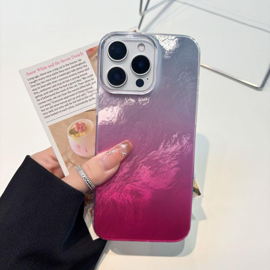 Tin Foil Pattern IMD Suitable for iPhone17 Mobile Phone Case Apple 16promax1311121415 Protective Case Colorful