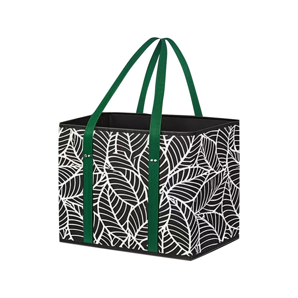 Shopping Bags, Reusable Shopping Bags, Reinforced Bottom, Foldable Tote Bags
