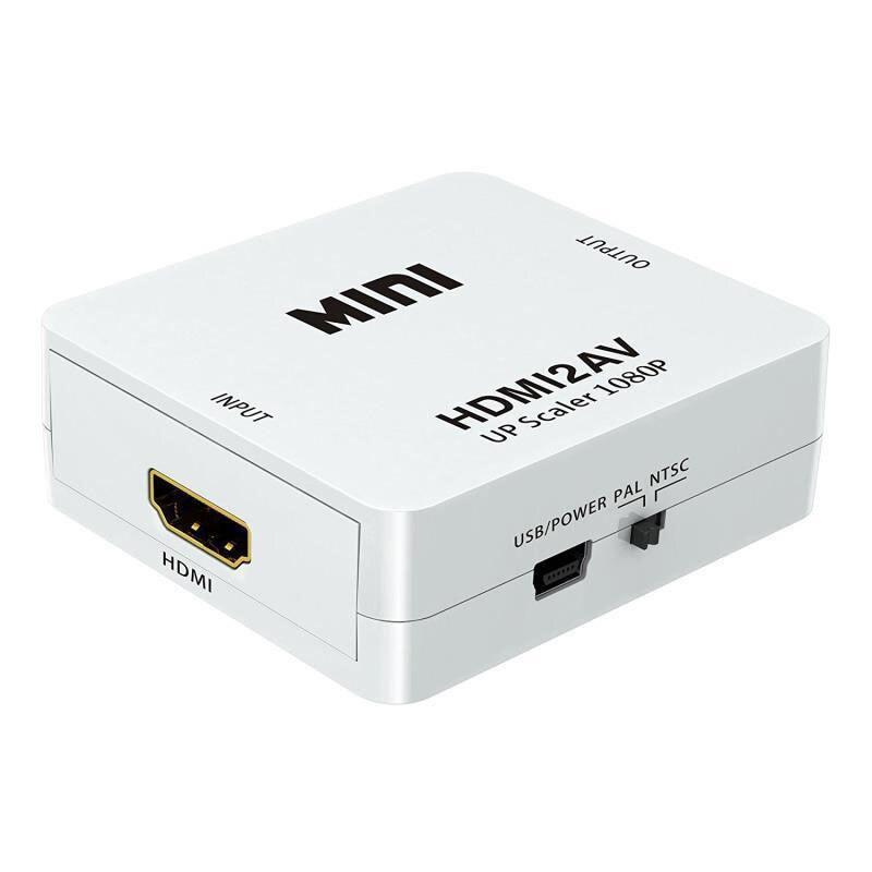 HDMI Na AV RCA Adaptér HDMI Konvertor MINI Box RCA AV CVSB L/R Video Kompozitní AV Scaler Konvertor Pro PC HDTV Projektor